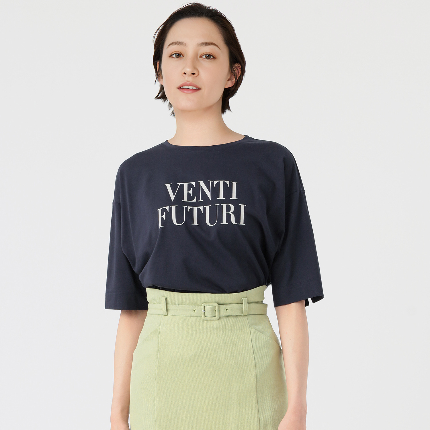ノーボノーボ ロゴプリント Ｔシャツ