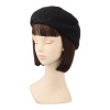 ベル・モード 日本製 チュール飾り付 フォーマル リバーシブル ニットベレー帽