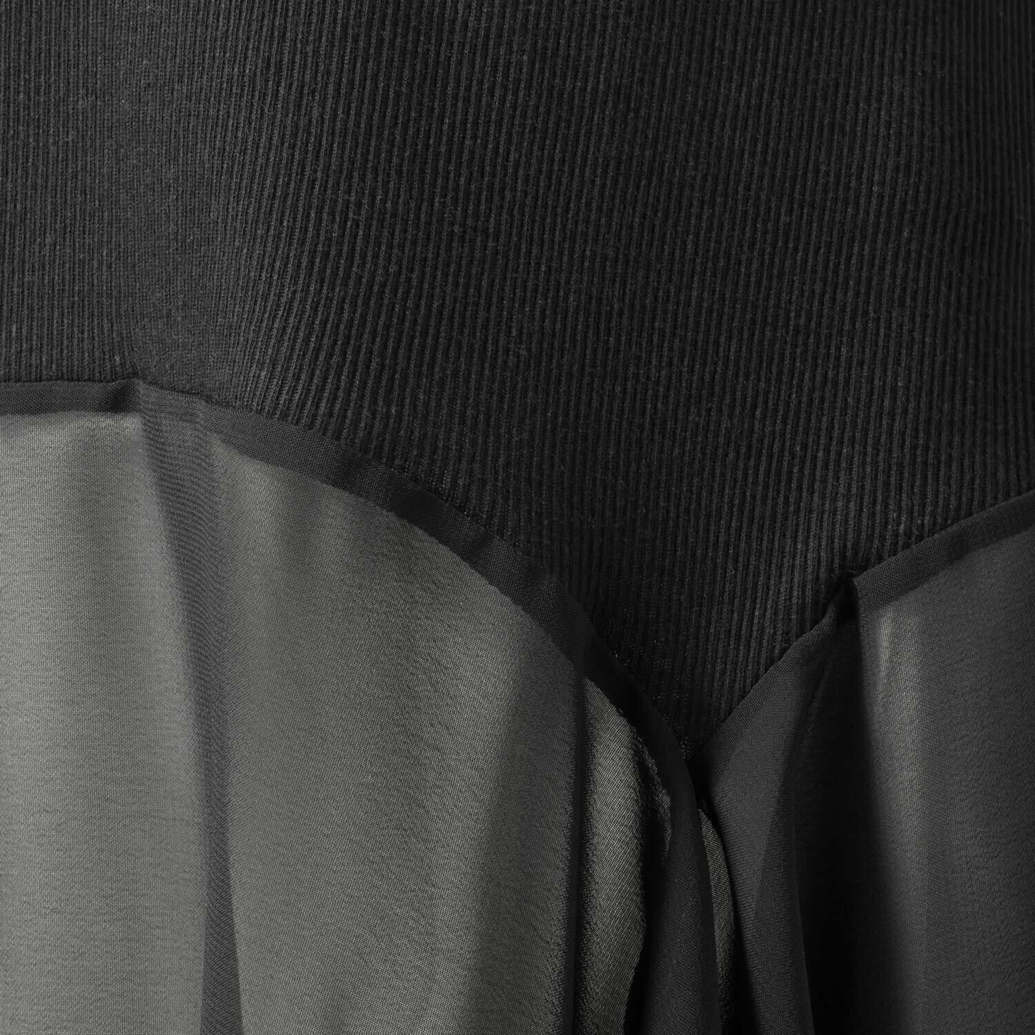 ジュエル 涼やかコットンリネン 汗取りパッド付き シフォンレイヤード リブタンクトップ ２枚セット