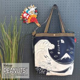 ルートート トール スヌーピー 縦型２ウェイ 前掛け風トートバッグ