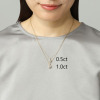 レステクール １８Ｋ ０．５カラットＵＰ シャンパンカラー ダイヤモンド ペンダントトップ