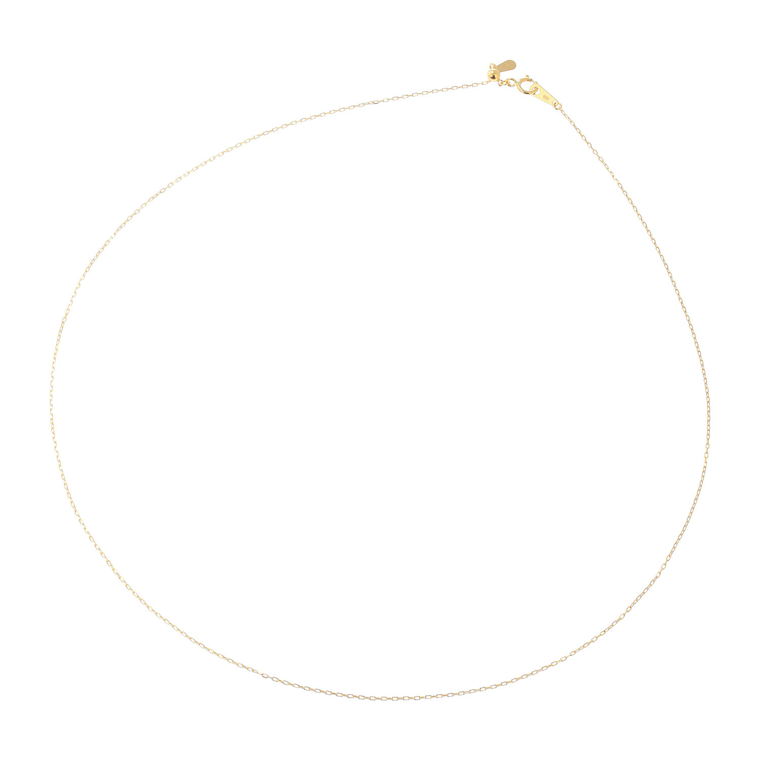 レステクール １８Ｋ ケーブルチェーン ネックレス