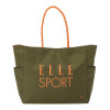 ＥＬＬＥ　ＳＰＯＲＴ はっ水　軽量 ロープハンドル トートバッグ 脱着式ファスナーポーチ付