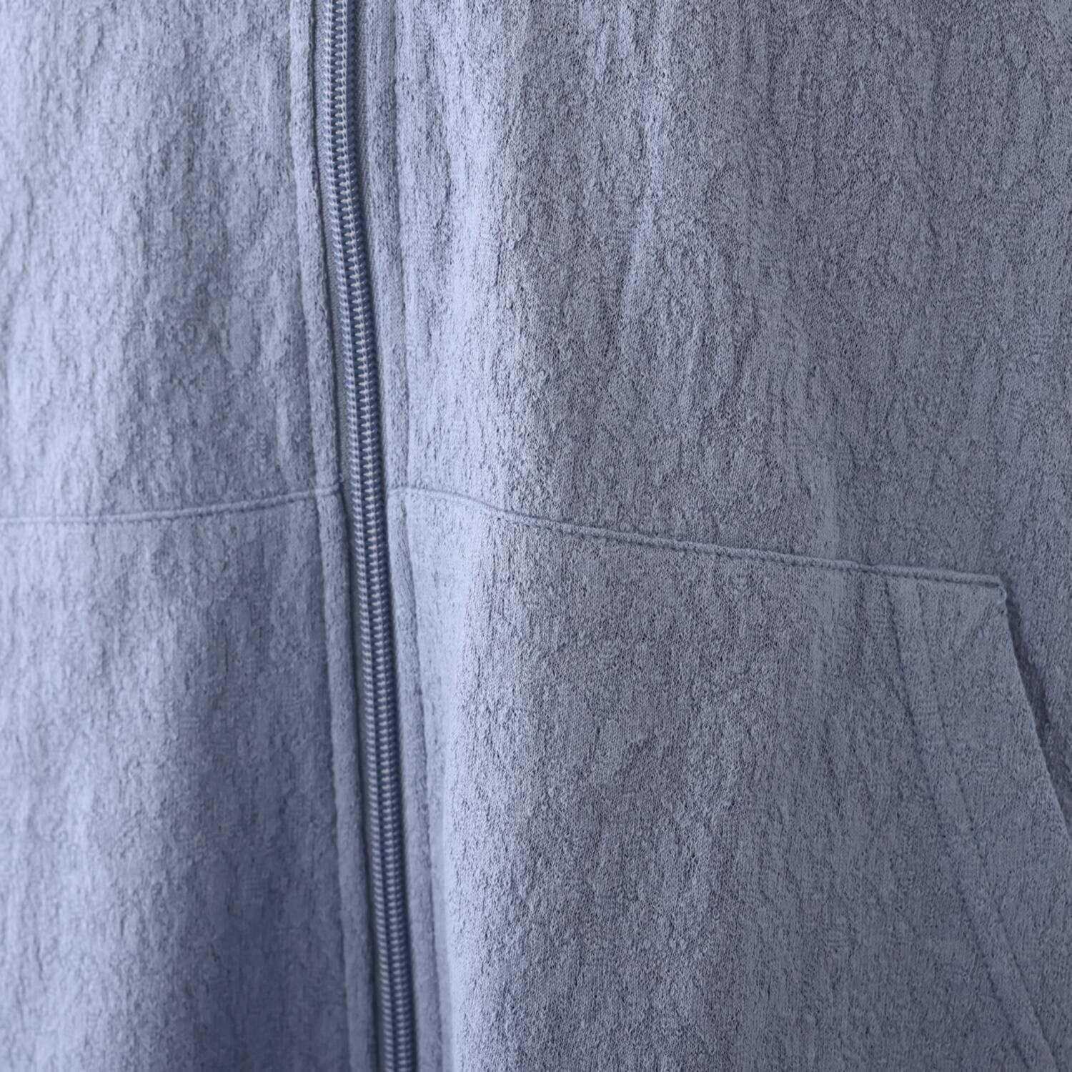 スカラー ローズジャガード 花蝶アップリケ パーカー