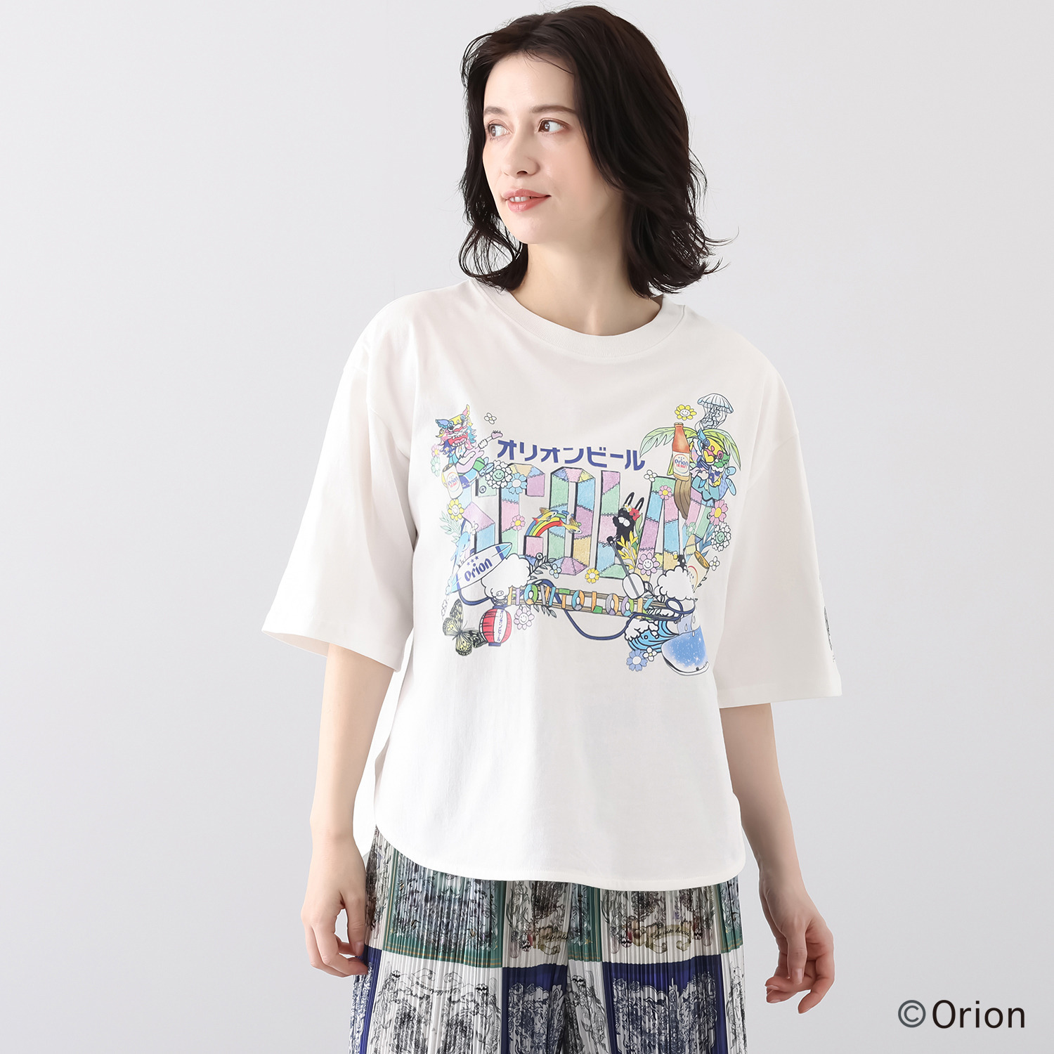 スカラー ロゴ トロピカルアイランド Ｔシャツ