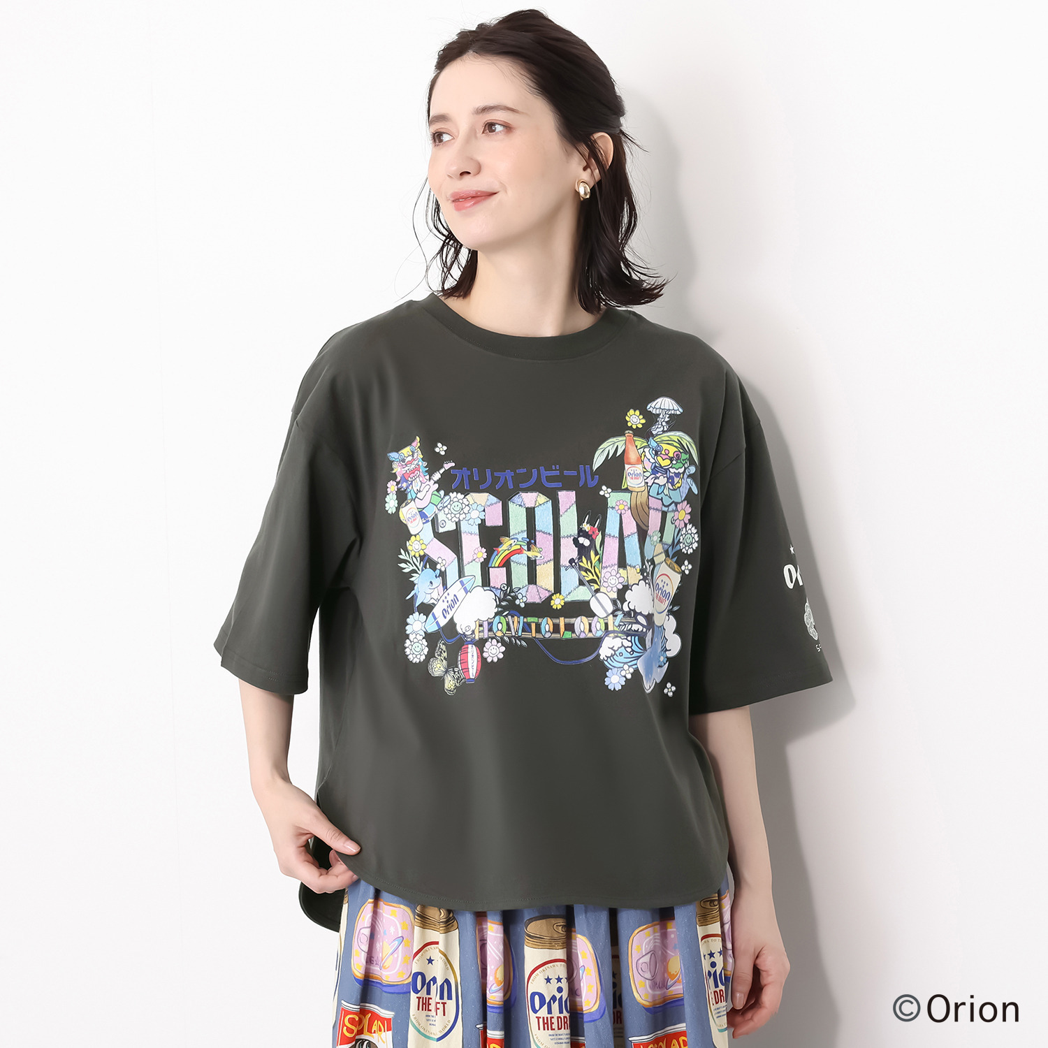 スカラー ロゴ トロピカルアイランド Ｔシャツ