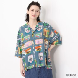 スカラー ポップ缶総柄シャツ