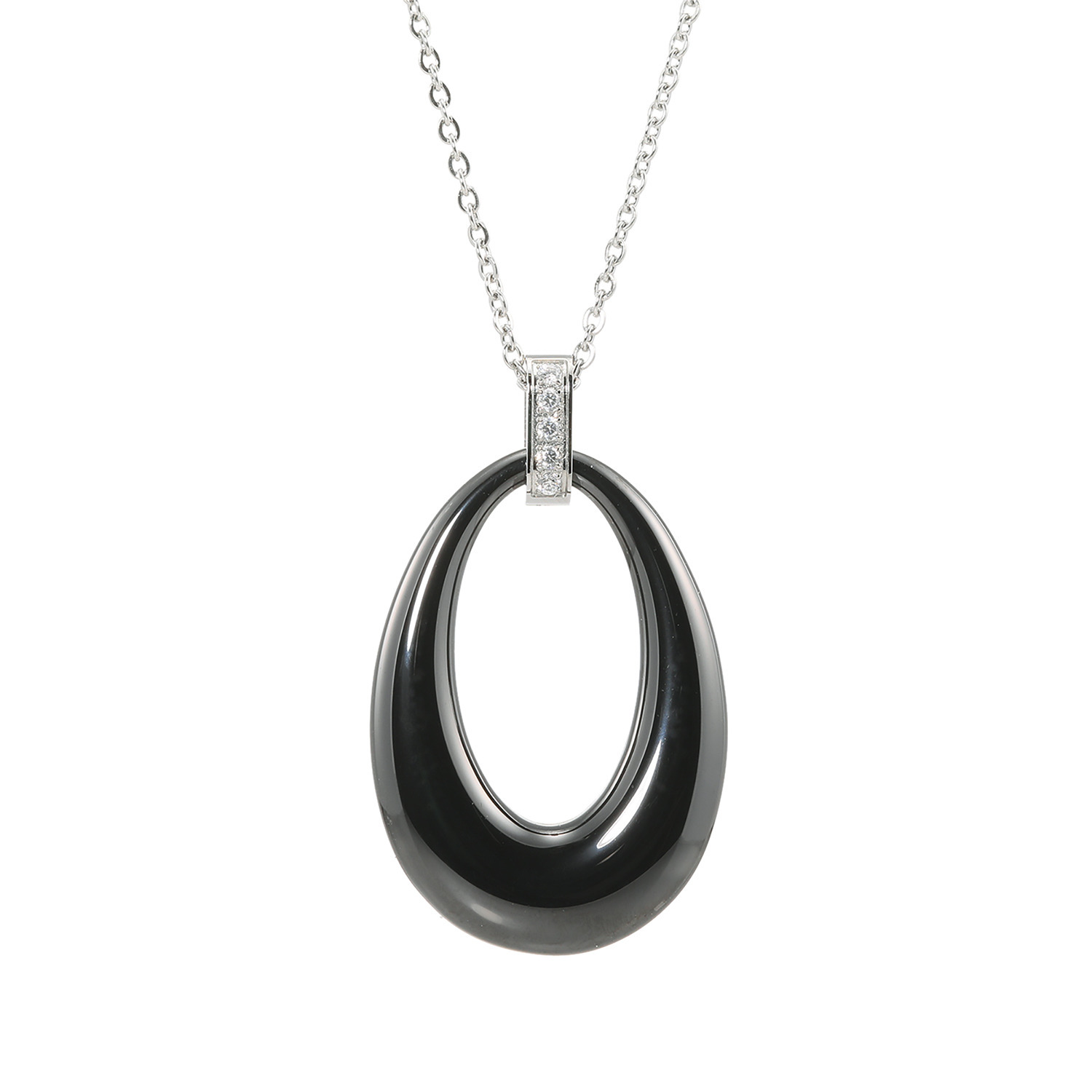 デイスティー サージカルステンレス チェーン＆ＣＺ セラミックペンダント