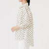 ダジュール カットジャガード ドット柄ブラウス