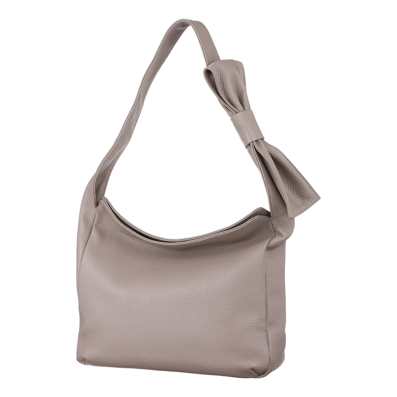 タマミ　ワタナベ 牛革型押し ショルダーバッグ “ブルック凛”