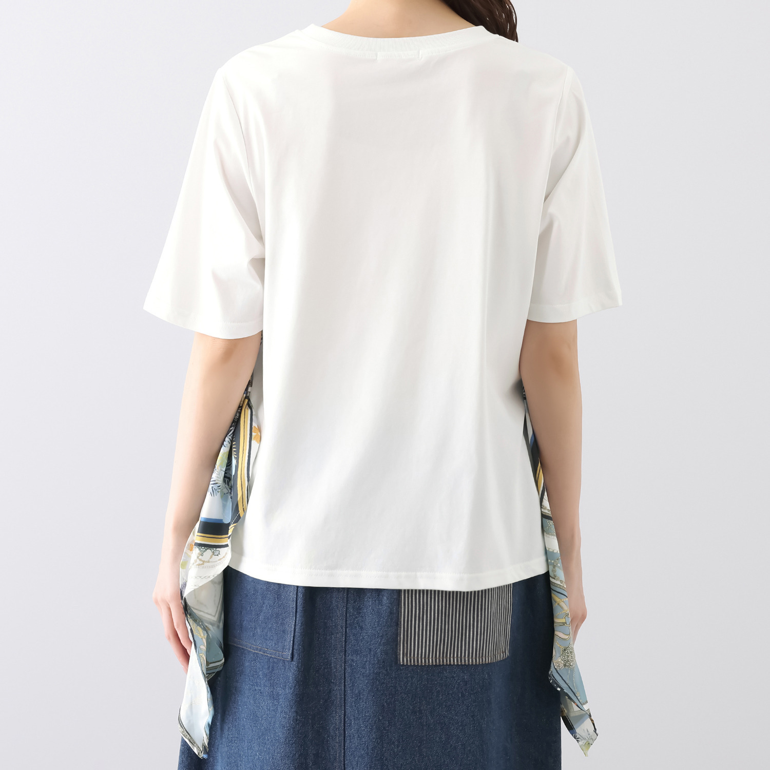 ハッシュパピー スカーフドッキング 半袖Ｔシャツ