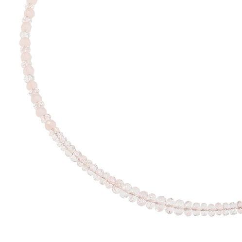 石友蔵出しコレクション モーガナイト＆ ローズクォーツ ネックレス