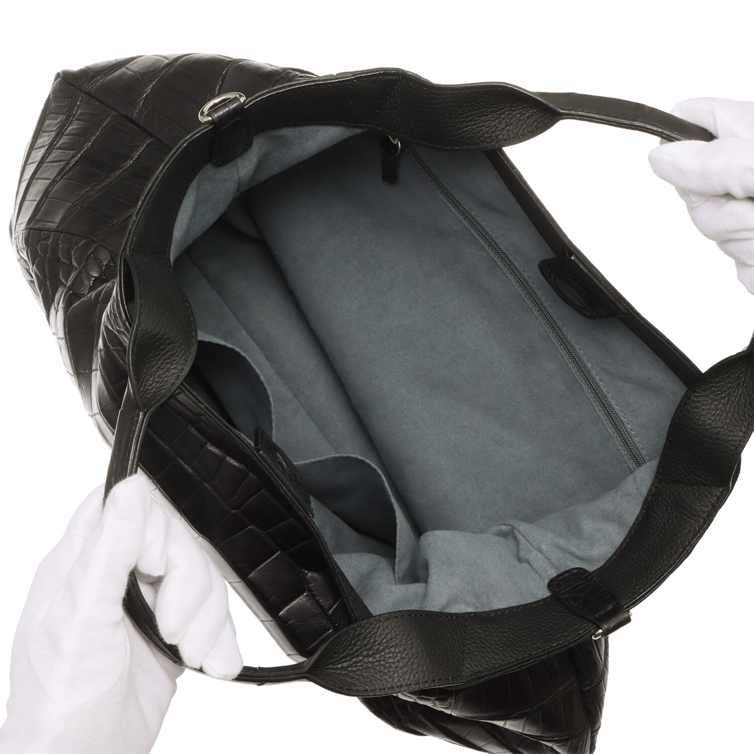 ソフトマットクロコダイル ２ウェイトートバッグ