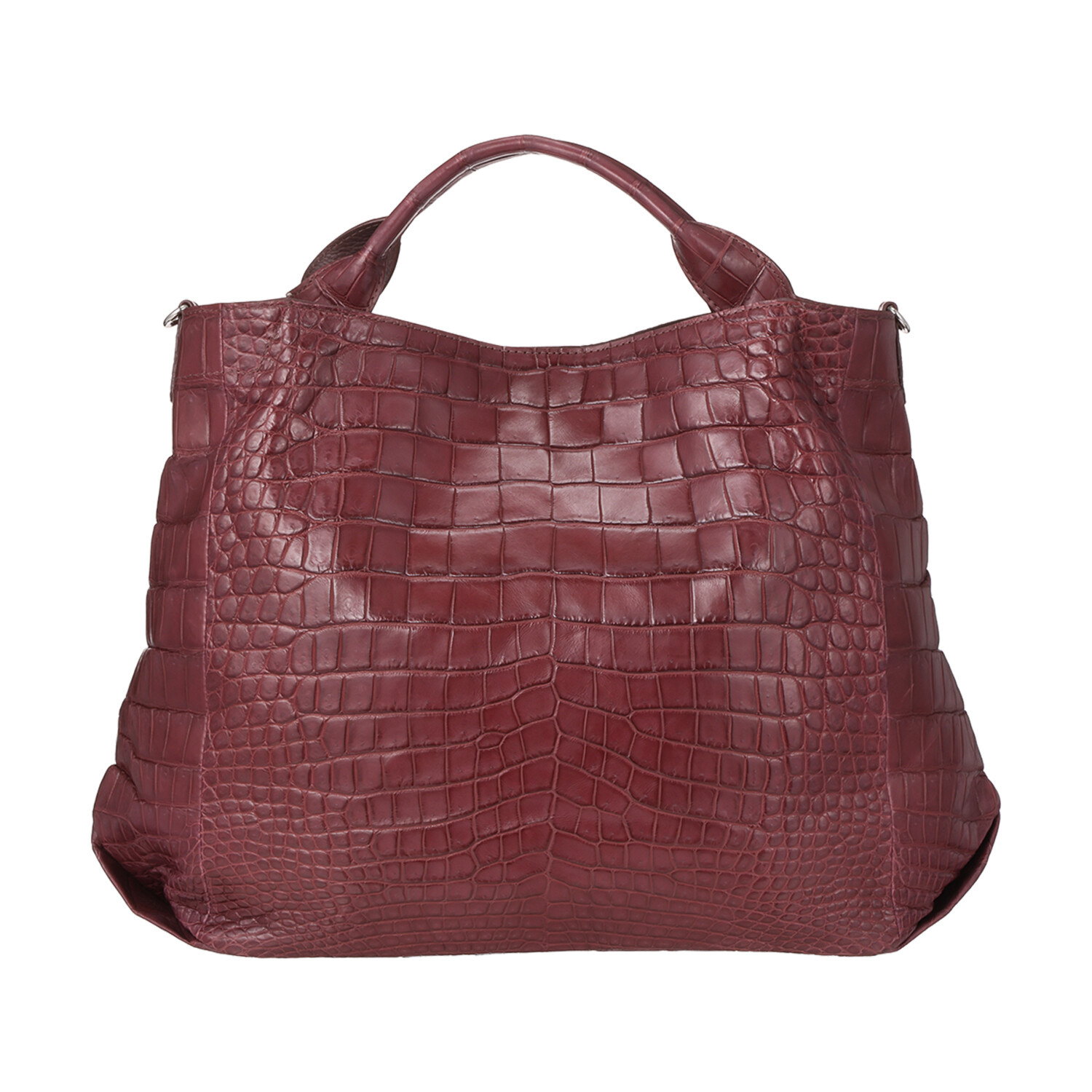 ソフトマットクロコダイル ２ウェイトートバッグ