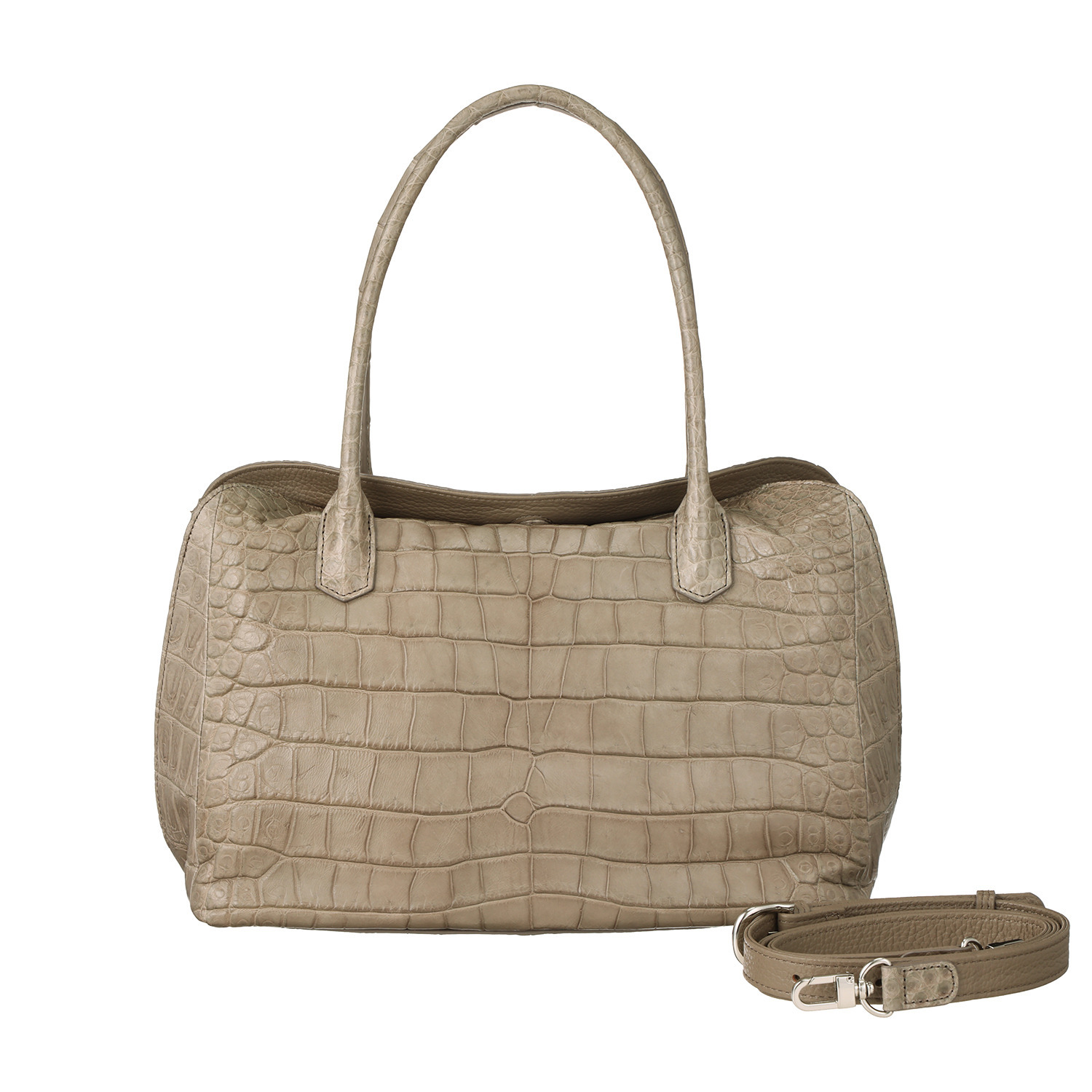 ソフトマットクロコダイル トートバッグ