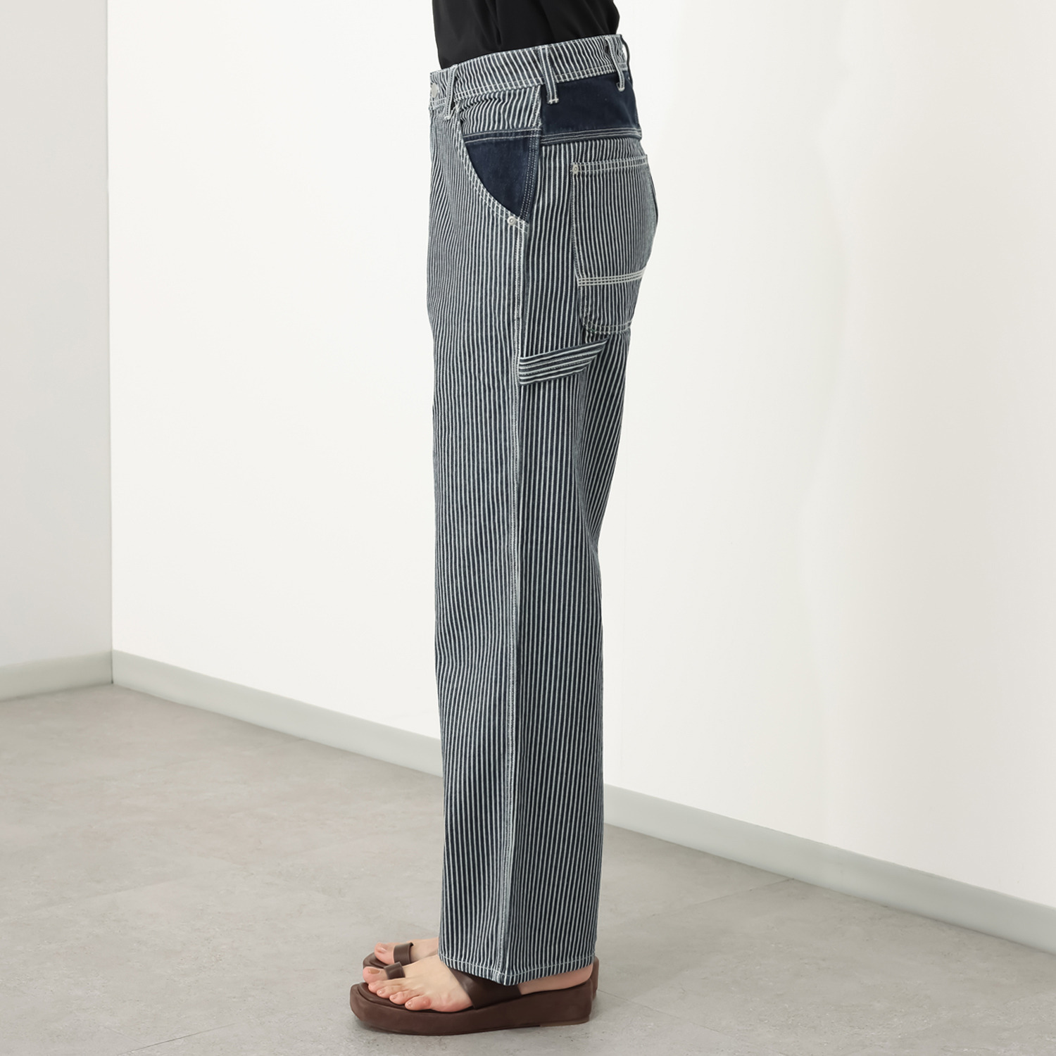ベティスミス ルーズストレート デニムパンツ