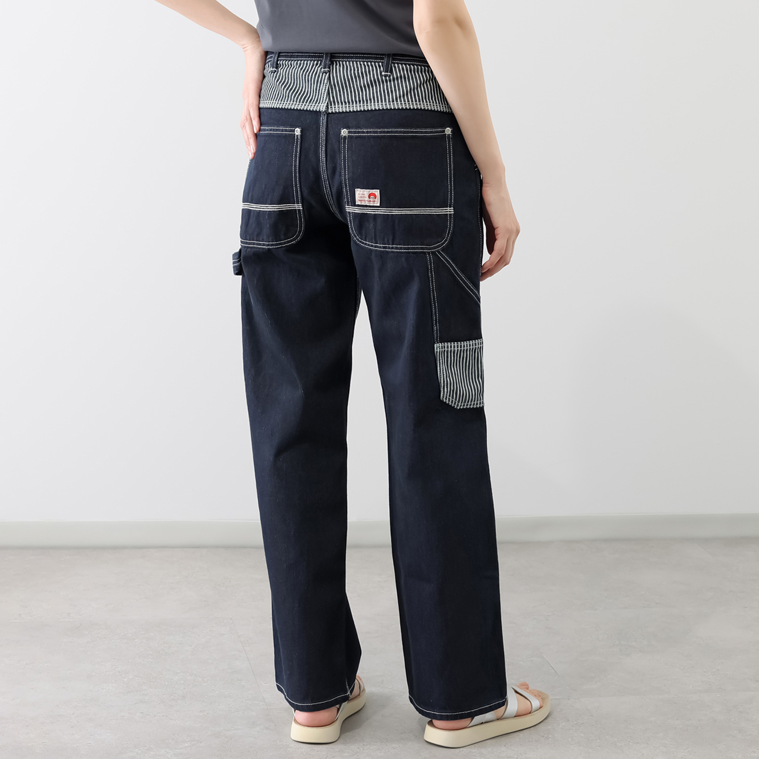 ベティスミス ルーズストレート デニムパンツ