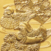 光則 純金製　小判 “おしどりと花” ＜５ｇ＞