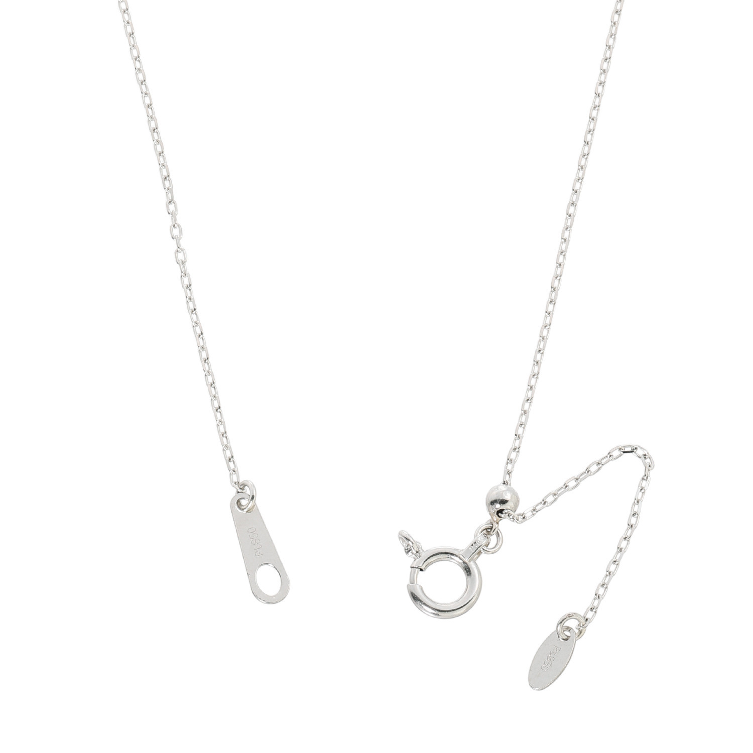 プラクア プラチナ８５０ ケーブルチェーン ロングネックレス