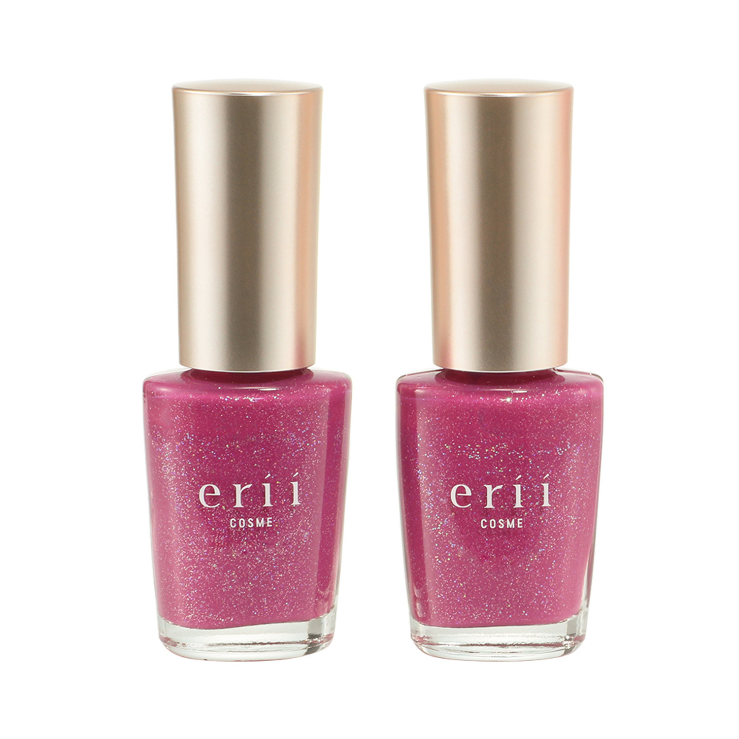 エリィ こだわりのきらめきカラー 爪の補修＆保湿ケア お湯で簡単オフ 新ネイル美容液 ２本セット