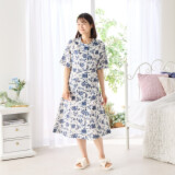 ＷＩＮＤ 高島織ダブルガーゼ 花柄ワンピース
