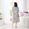 ＷＩＮＤ 高島織ダブルガーゼ 花柄ワンピース