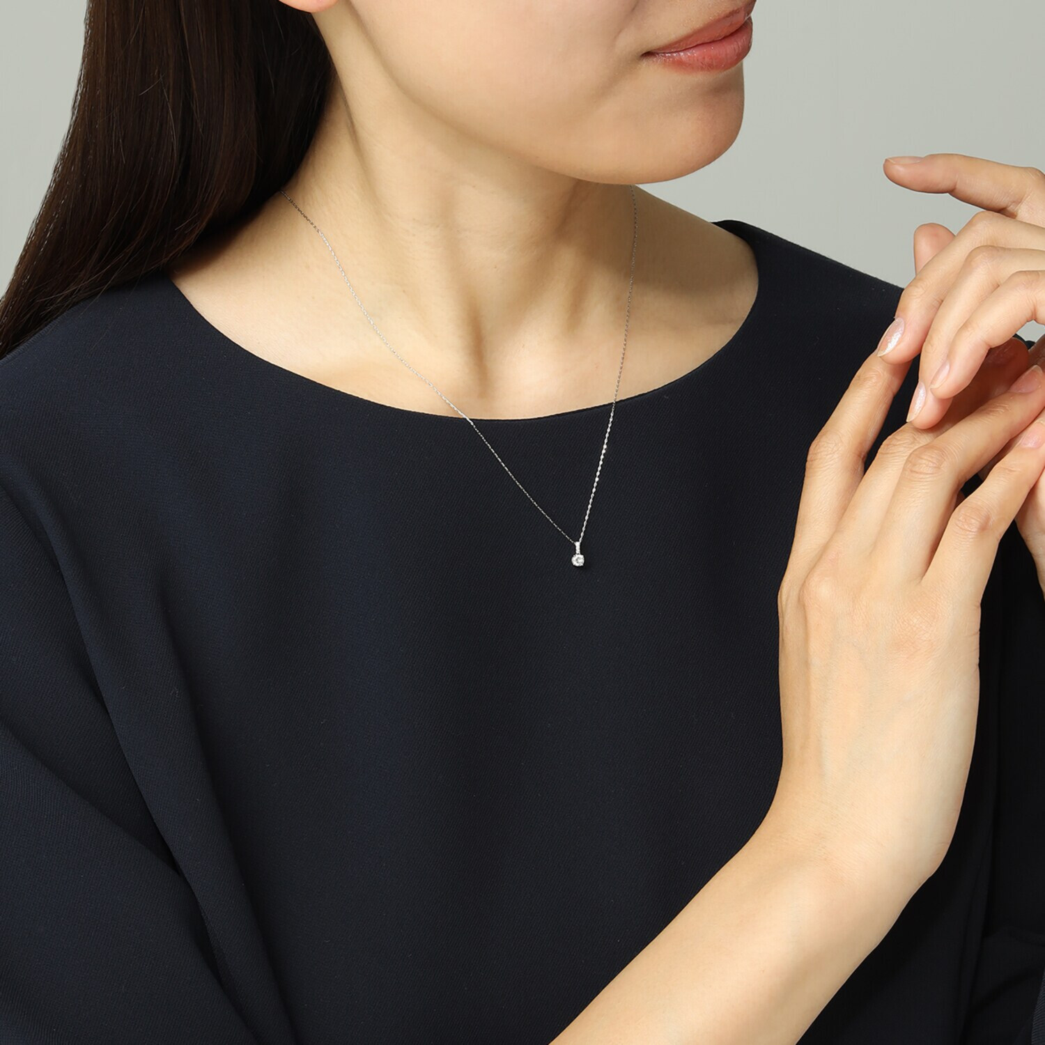 ディアマザール プラチナ９００＆８５０ カナディアンダイヤモンド ペンダント