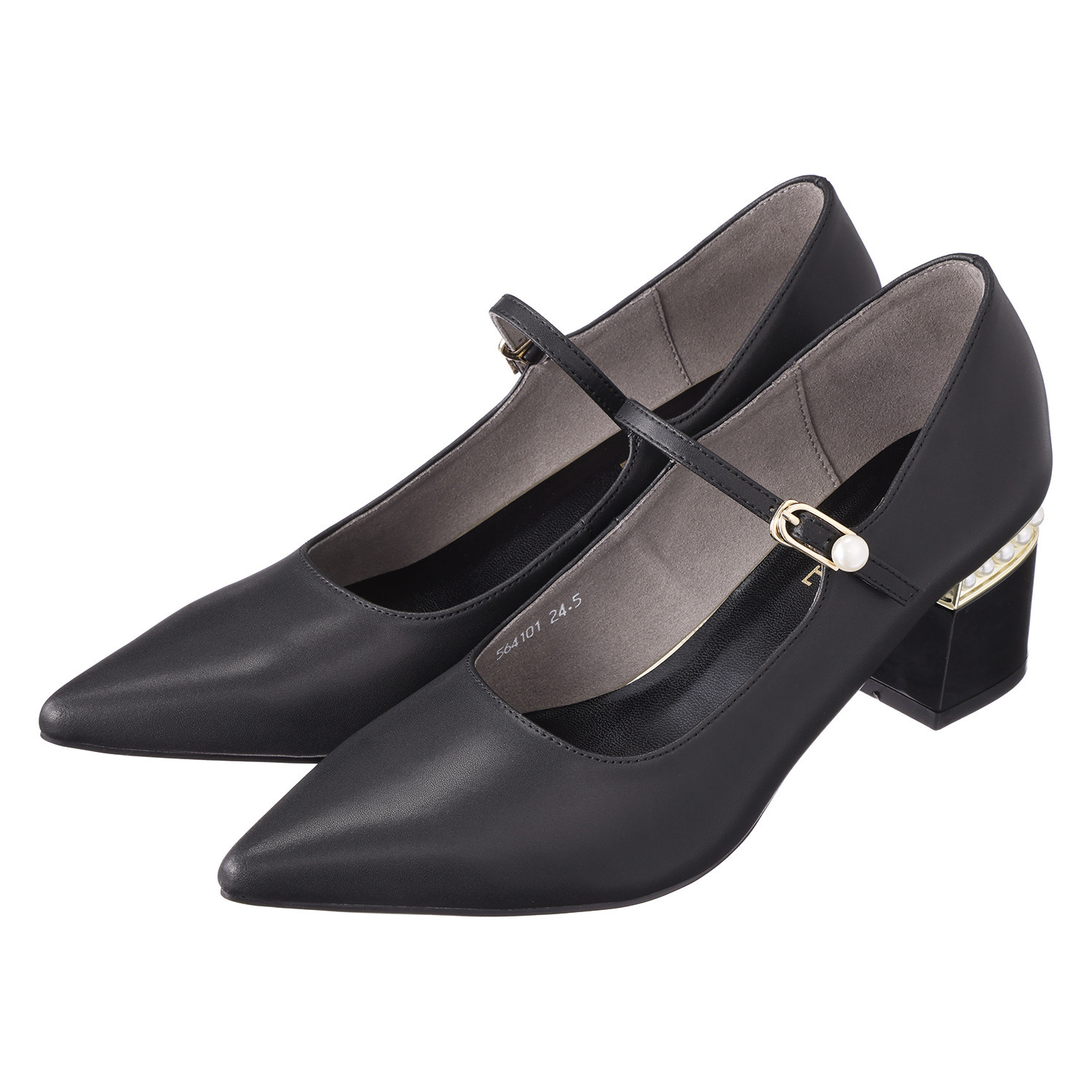 ニカル パールビジュウアクセント メリージェーンパンプス