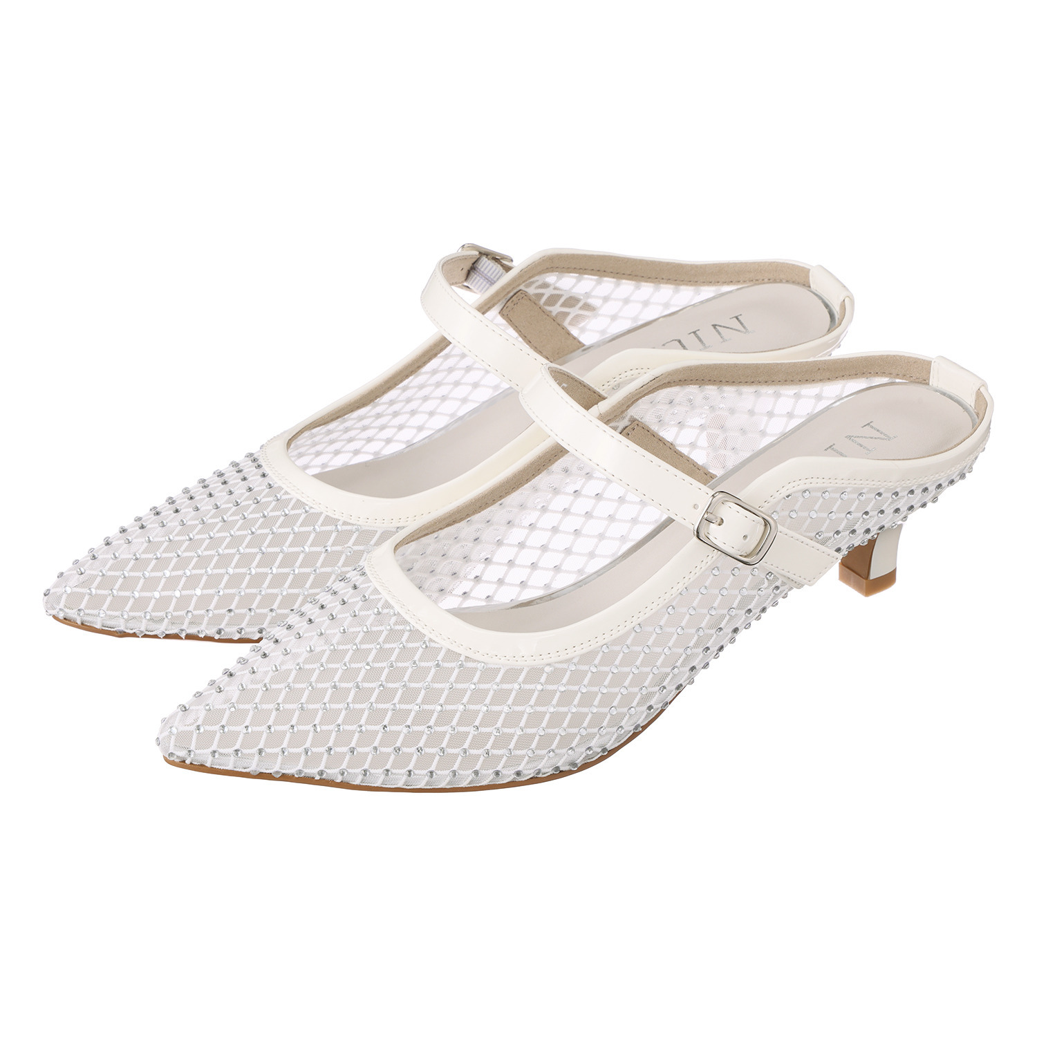 ニカル ラインストーン シアーミュール