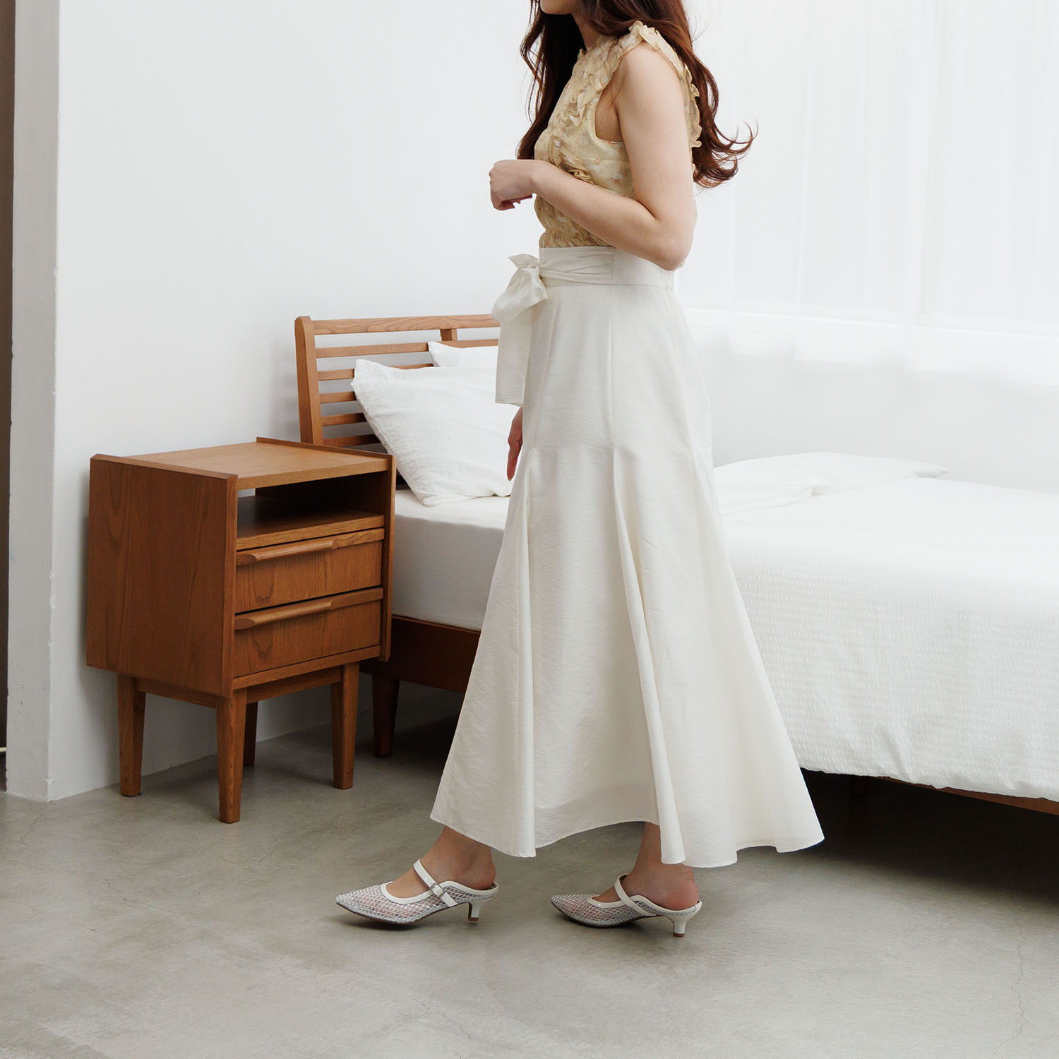 ニカル ラインストーン シアーミュール