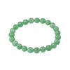 グランシフォレ 翡翠 ラウンドビーズ イラスティック ブレスレット