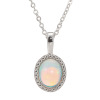 グランシフォレ オパール オーバルカボション ペンダント