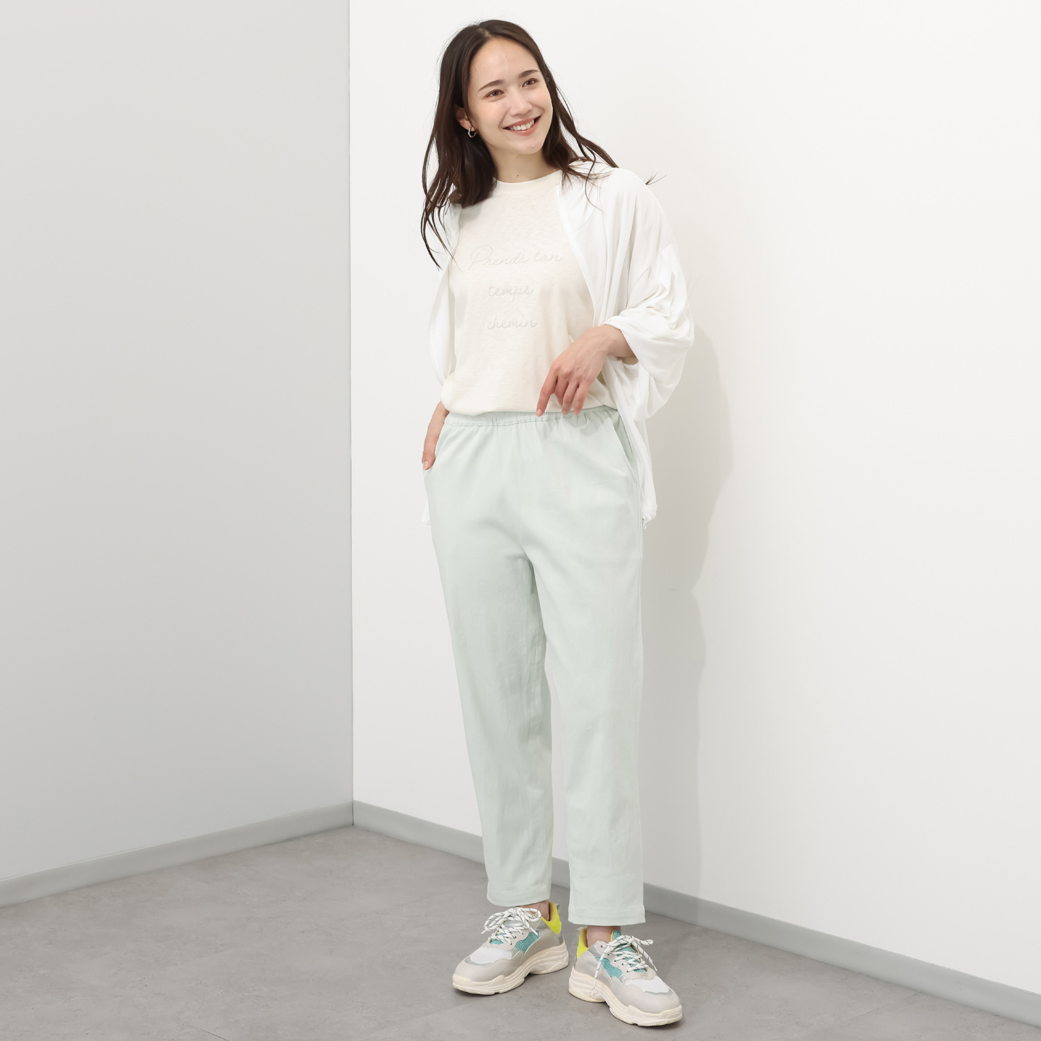 エムエムオー らくらくのびのび ストレッチパンツ