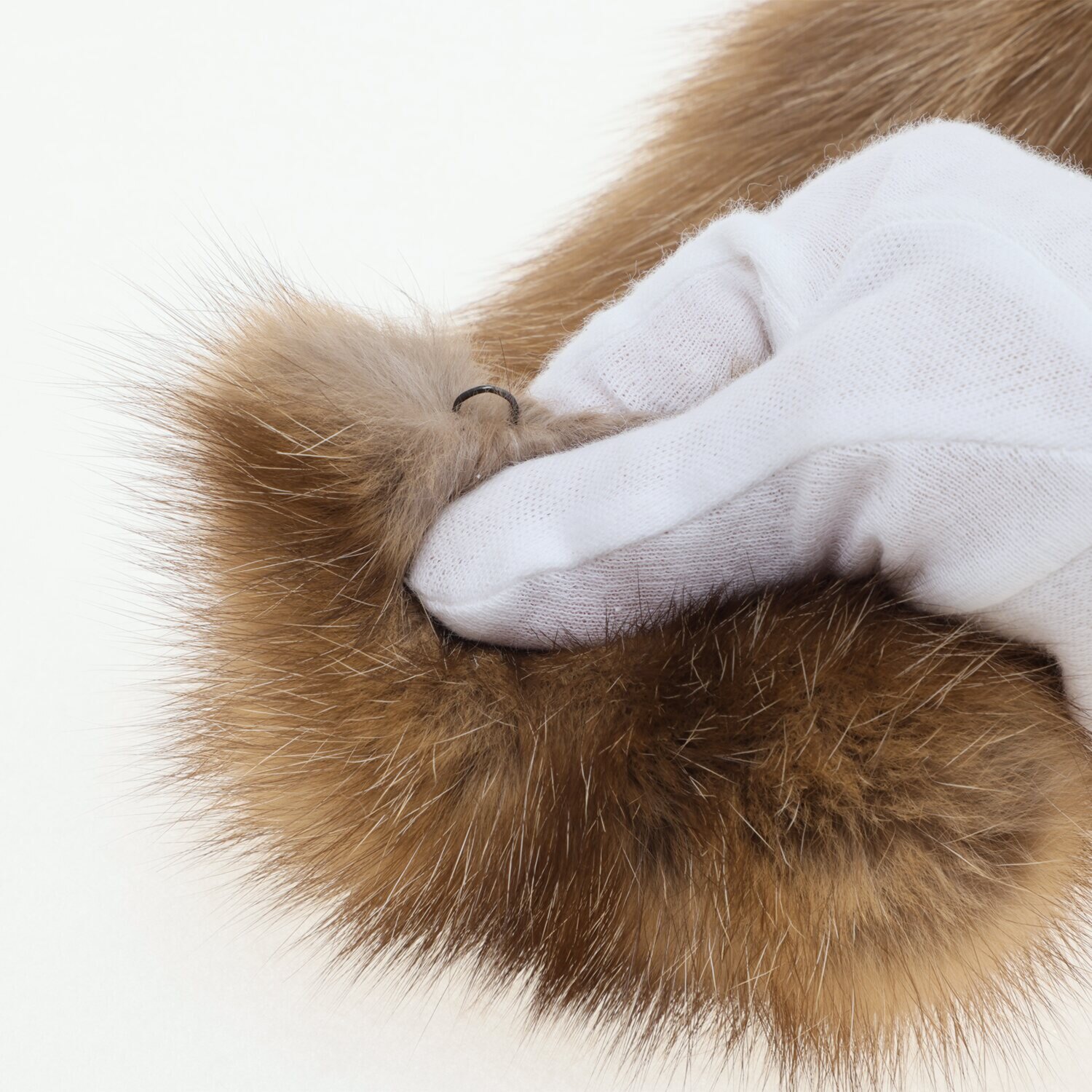 日本製 ロシアンセーブル テール付マフラー