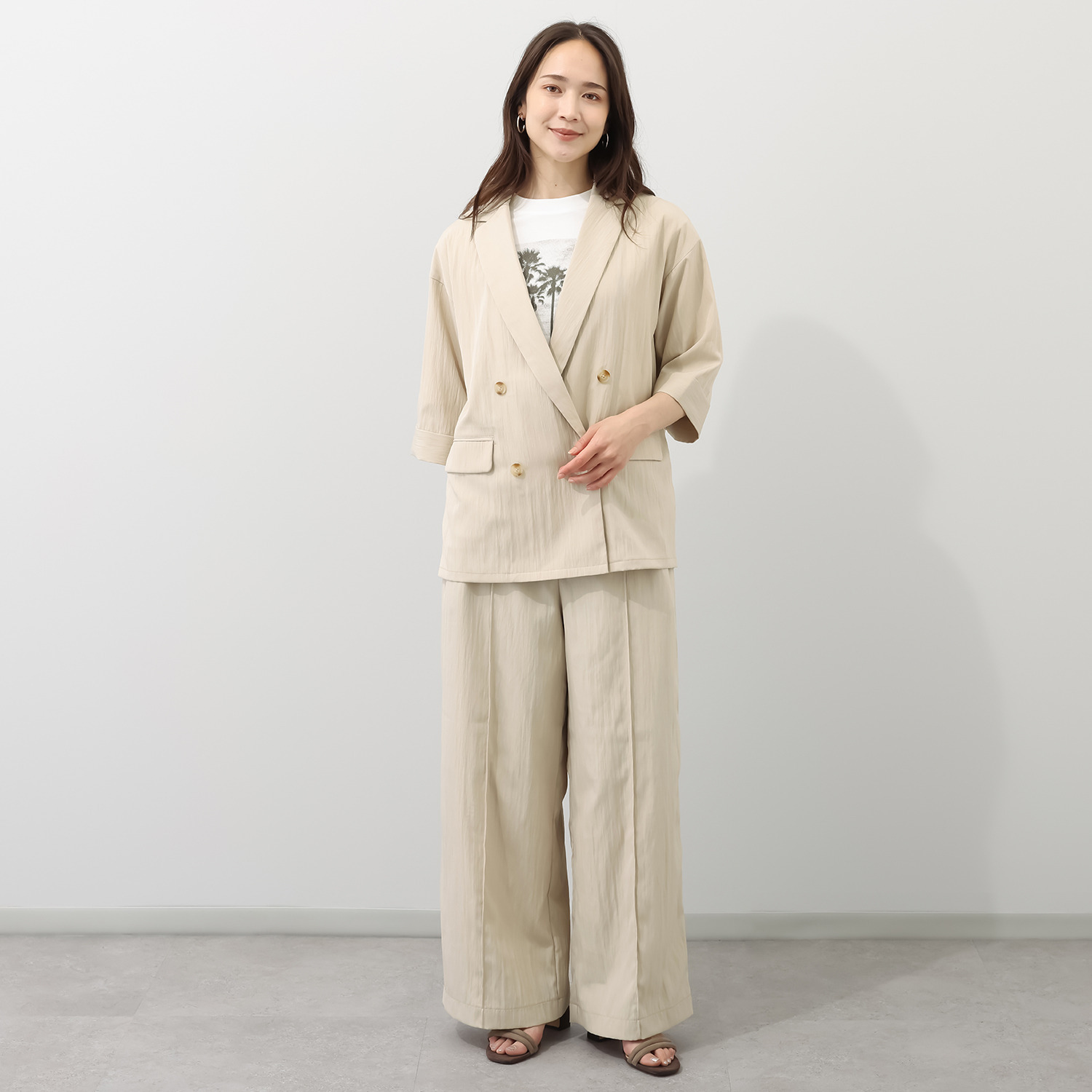 イロプライム 涼やか ハーフスリーブジャケット
