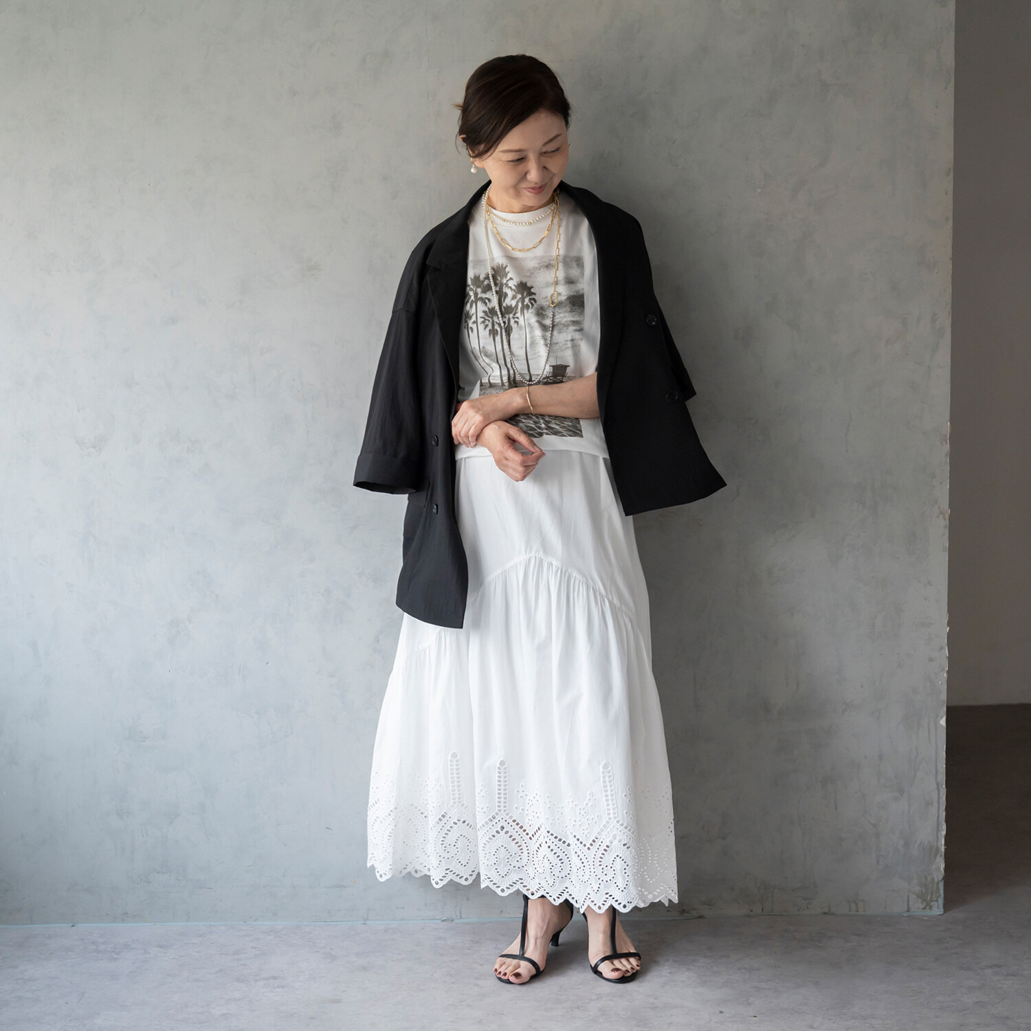 イロプライム 西海岸気分の フォトプリントＴシャツ