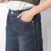 ノーボノーボ ホワイトヤーン ワイドデニムパンツ