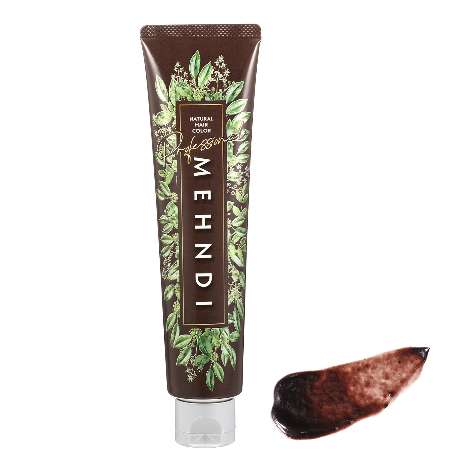１回で染まる！ツヤ色！ メヘンディ　白髪染め ヘナ専門サロン開発 ナチュラルヘアカラー プロ２本スペシャルセット