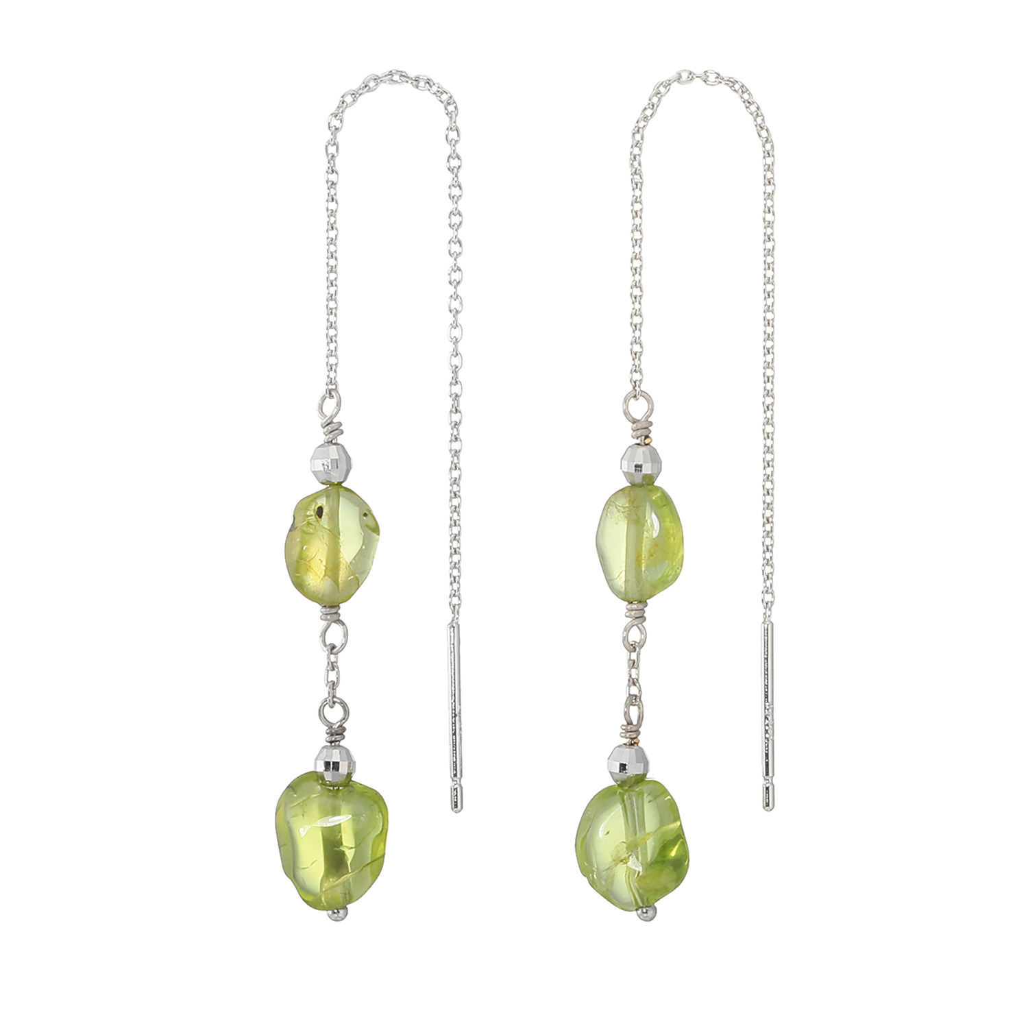 石友蔵出しコレクション ペリドット イヤークリップ／ピアス