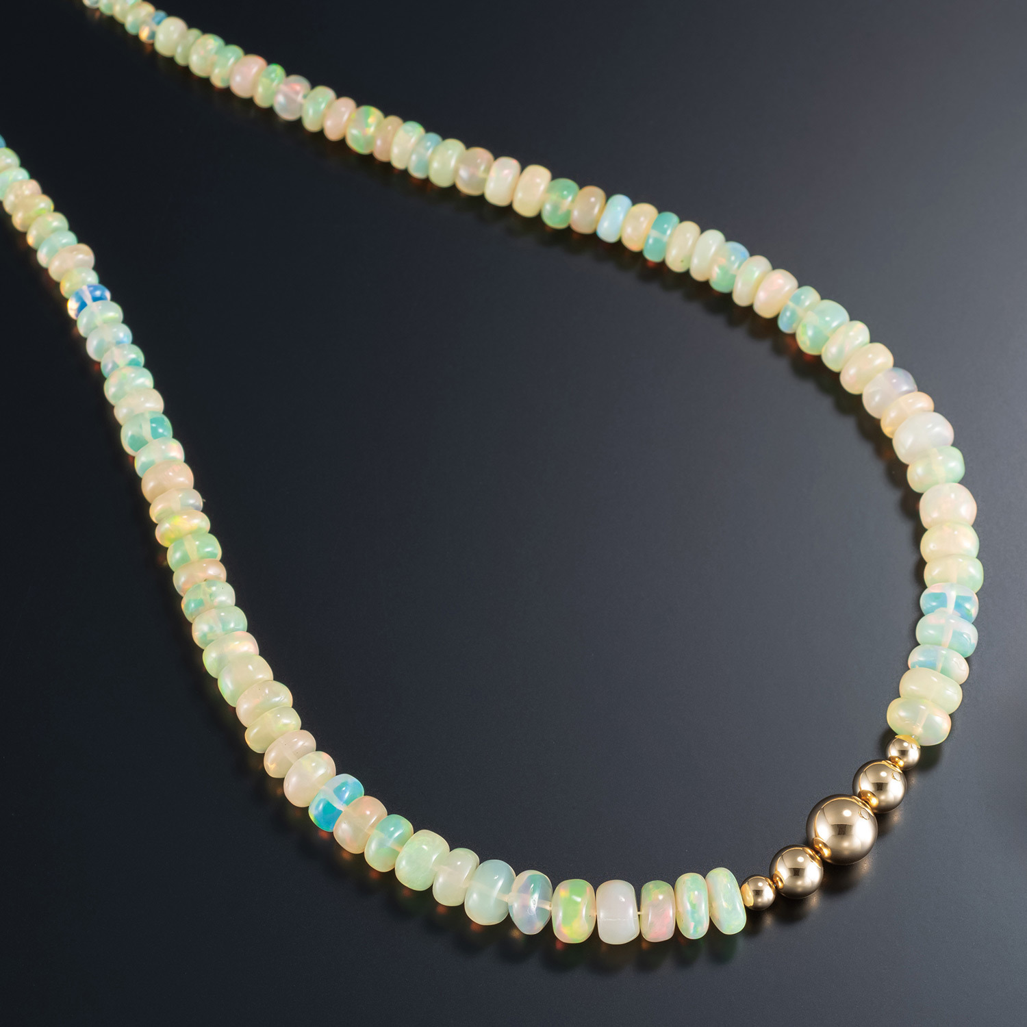 オーサムジェムズ １８Ｋ オパール ネックレス