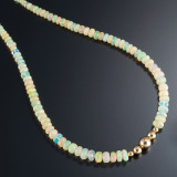 オーサムジェムズ １８Ｋ オパール ネックレス