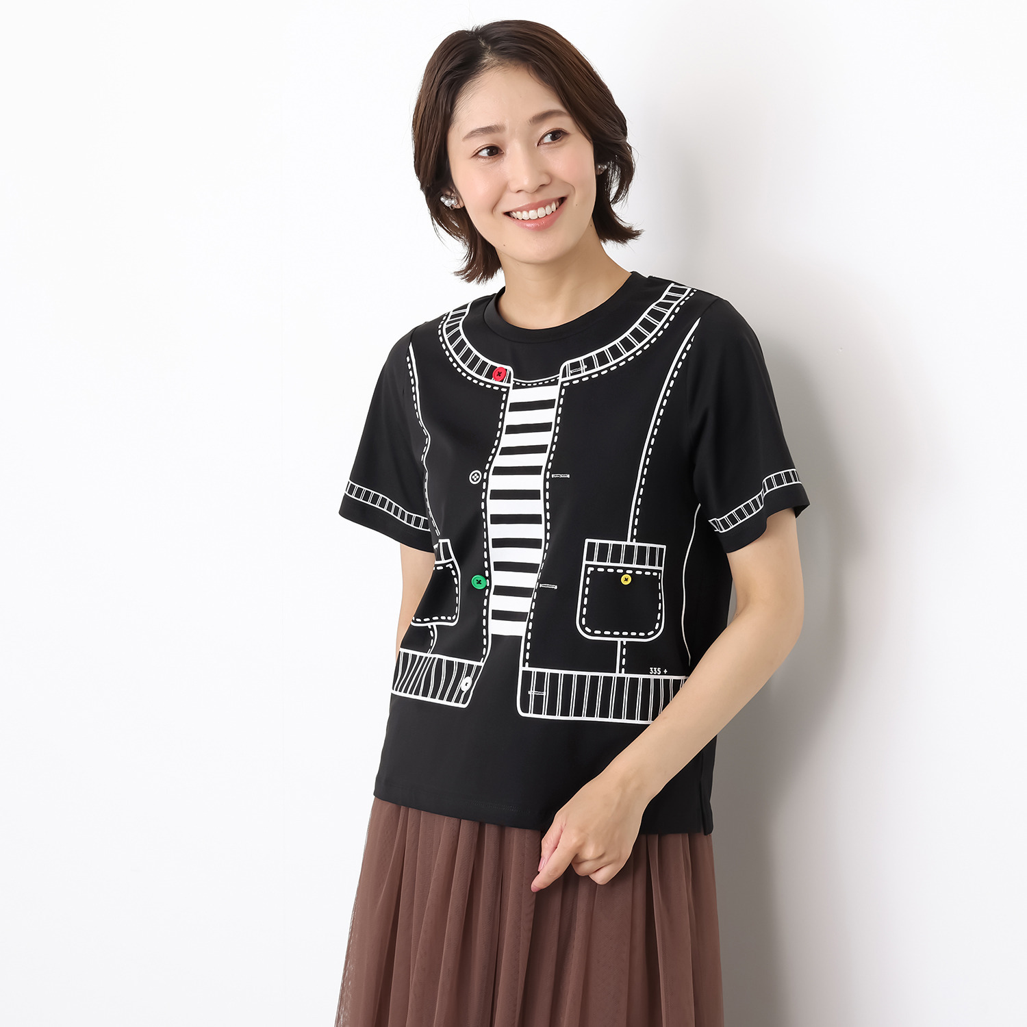 ミミコプラス なめらか肌心地綿べア天竺 こだわりのデザイン バラエティーＴシャツ