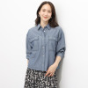 アンリック　オー　ブルー トレンド感満載！ ２．５オンスデニム シアーシャツジャケット