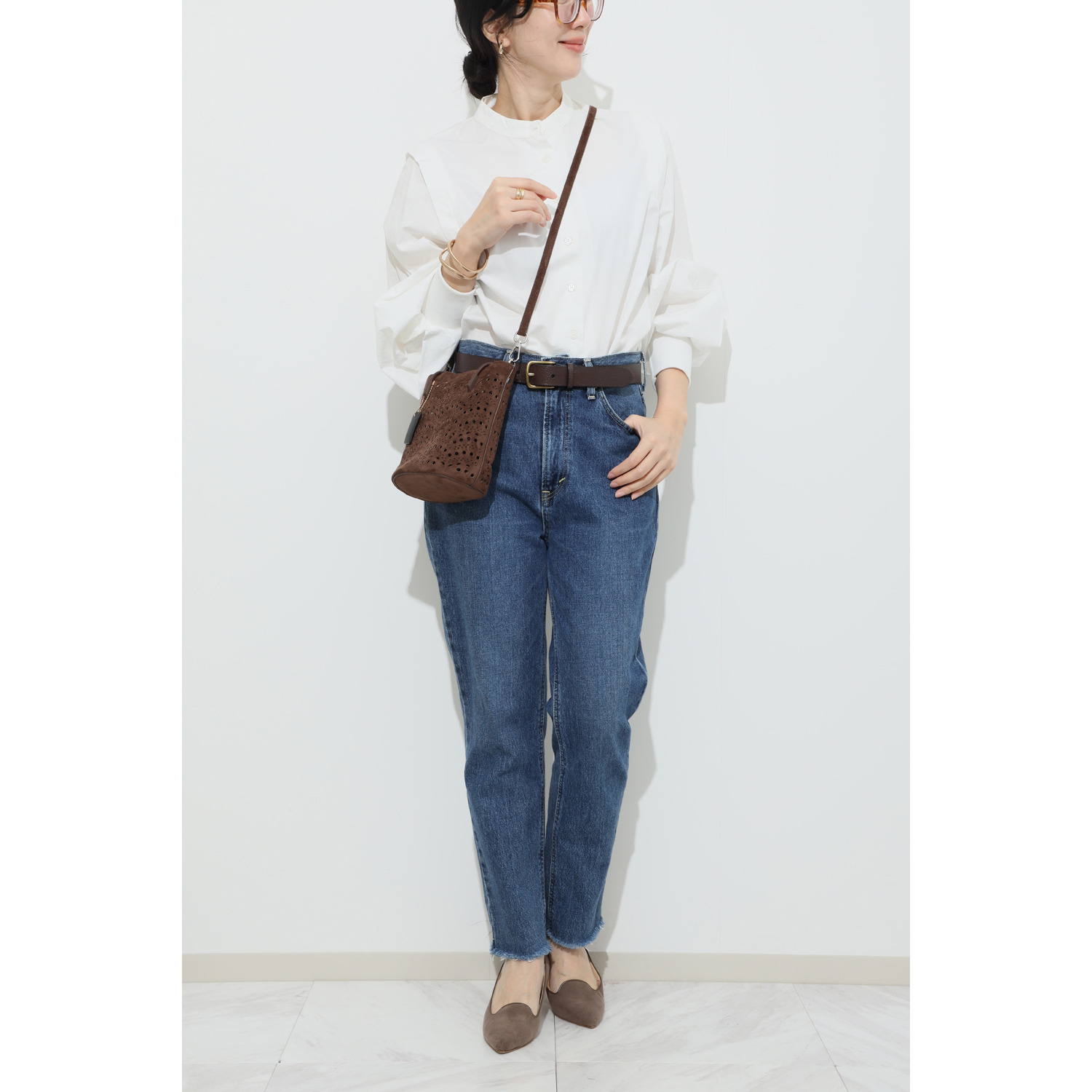 トーチ スカラップ パンチング ２ウェイバッグ