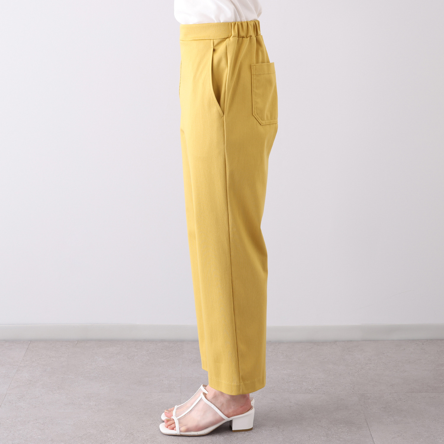 アンダモン 綿１００％ トリコット ストレートパンツ ＜股下６６ｃｍ＞