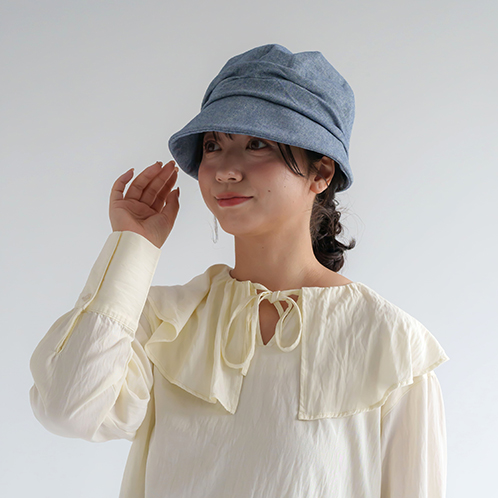 かわいい雑貨屋さん グロリア ＵＶカット 裏地メッシュ ワイヤー入り キャスケット