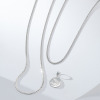 祈平 純プラチナ １２．５ｇＵＰ ６面トリプル喜平チェーン ロングネックレス