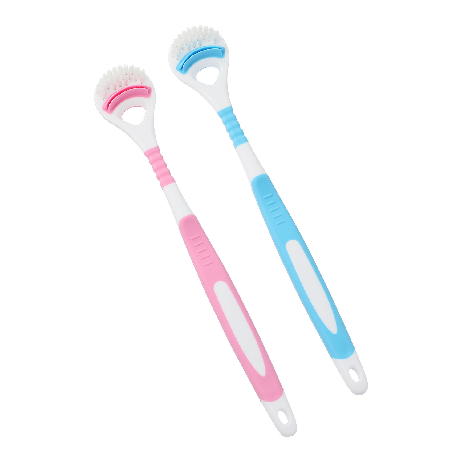 毎日の歯磨きで 口腔内ストレッチ・ 開口トレーニング・ フェイスライン周りの 筋肉をケア！ 画期的なコブ付歯ブラシ コブラシ３色１２本 舌ブラシ付き特別セット