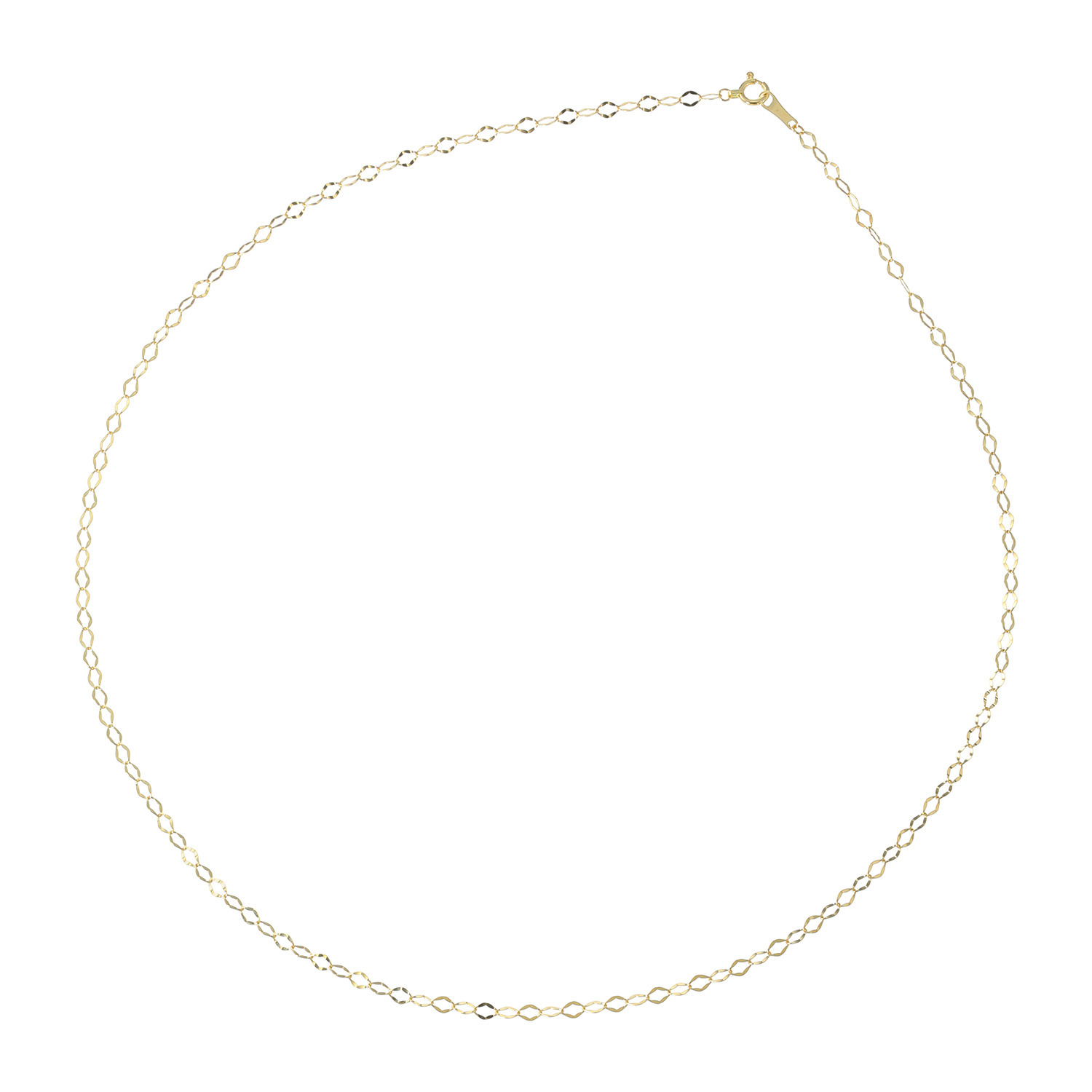 シャイン　シュプリーム １８Ｋ リップチェーン ネックレス