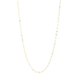 シャイン　シュプリーム １８Ｋ リップチェーン ロングネックレス